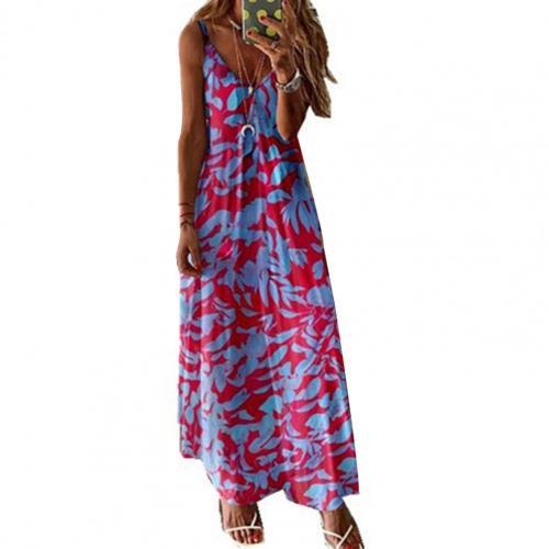 V-Neck Spaghetti Strap Maxi Dress